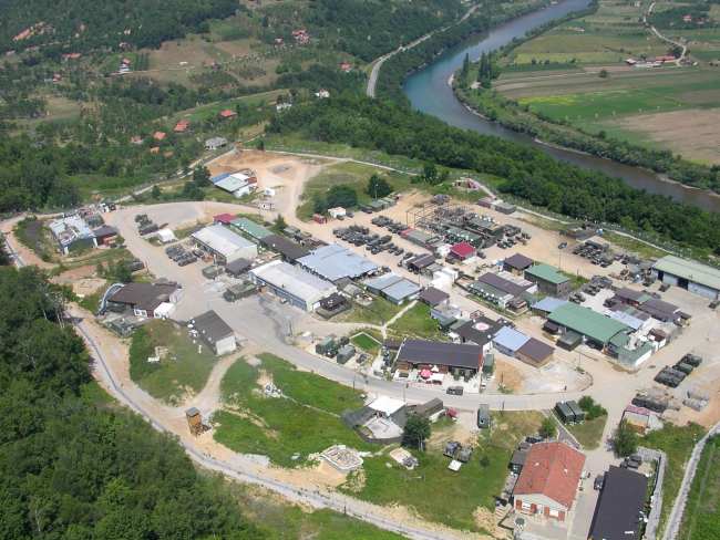 Luftaufnahme Lager Fili 2002