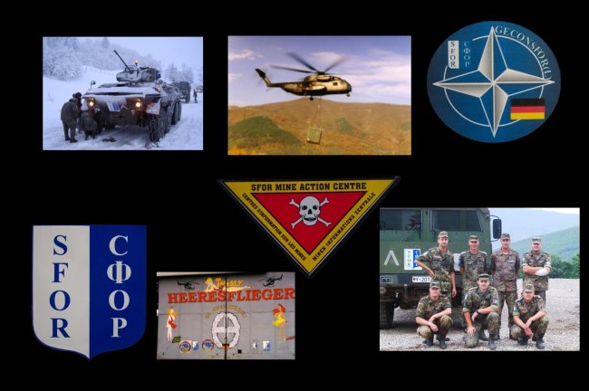 Bildercollage vom Einsatz