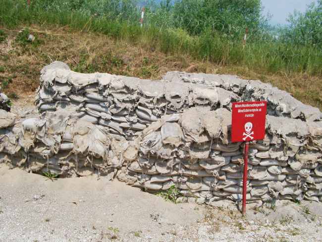 Punkt zur Munitionsabgabe